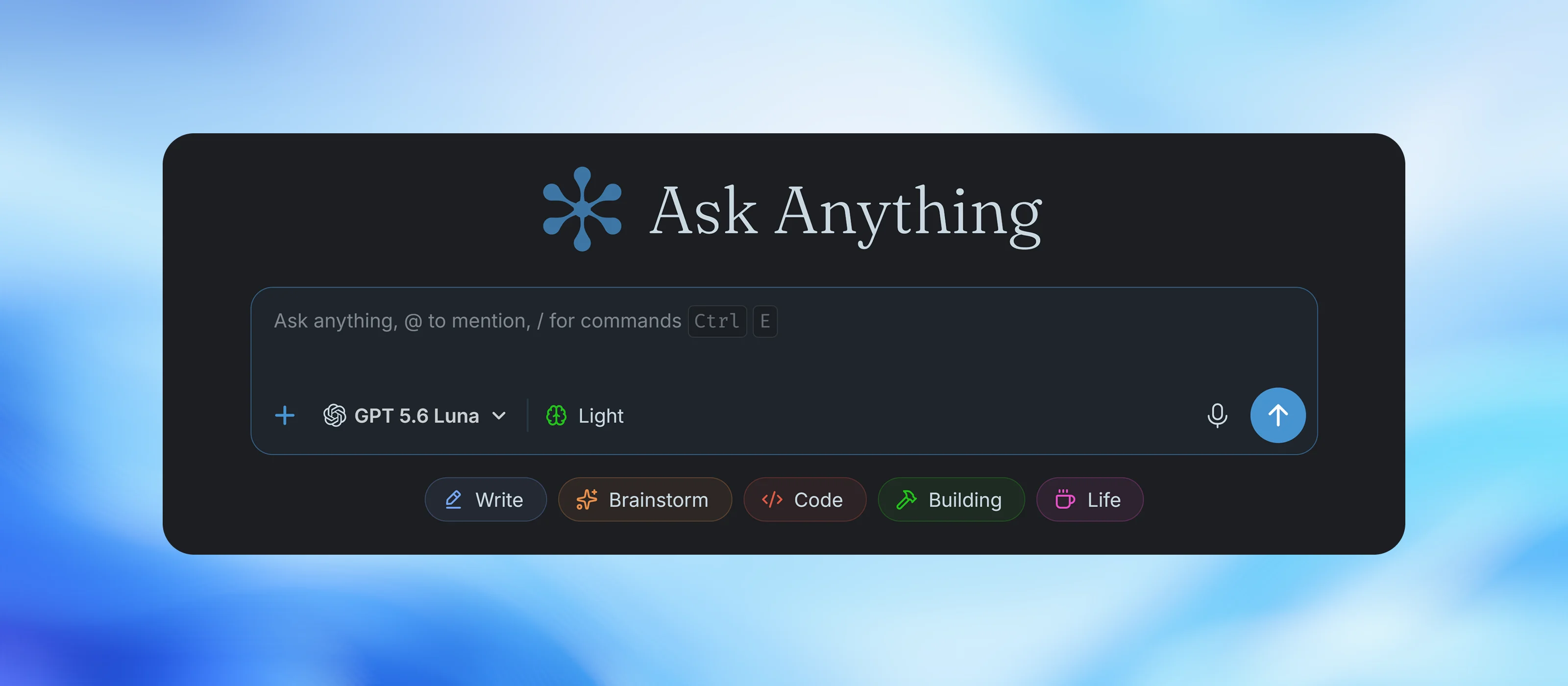 Chat interface